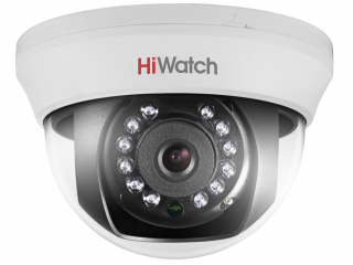 HD-TVI-видеокамера купольная внутренняя HIWATCH DS-T101 (2.8mm) (300607539) Видеокамеры