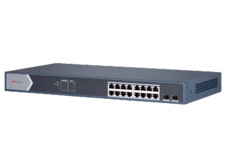 Коммутатор сетевой HIWATCH DS-S1816GP (301802375) Видеорегистраторы и приемное оборудование
