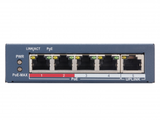 Коммутатор сетевой HIWATCH DS-S504GP (301802373) Видеорегистраторы и приемное оборудование