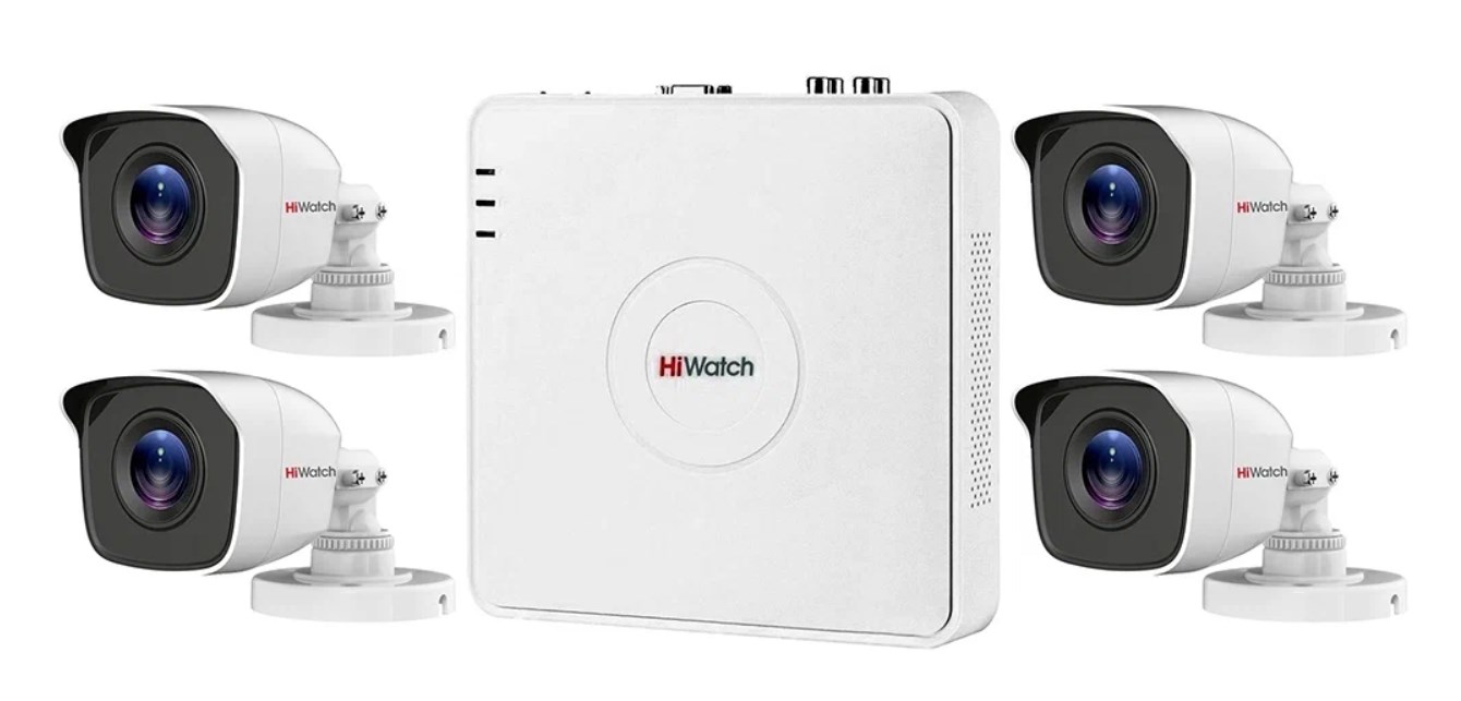 Комплект видеонаблюдения HIWATCH KIT 2P4C1 Видеокамеры